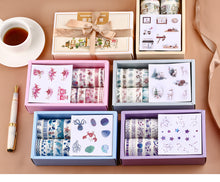 Load image into Gallery viewer, Kawaii Washi Tapes + Kawaii Stickers ⭐Gift Pack Set 16 Pcs of Tape + 8pcs Stickers⭐ - Original Kawaii Pen
