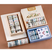 Load image into Gallery viewer, Kawaii Washi Tapes + Kawaii Stickers ⭐Gift Pack Set 16 Pcs of Tape + 8pcs Stickers⭐ - Original Kawaii Pen