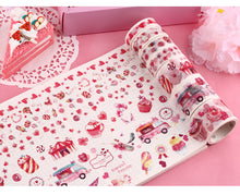 Load image into Gallery viewer, Kawaii Washi Tapes + Kawaii Stickers ⭐Gift Pack Set 16 Pcs of Tape + 8pcs Stickers⭐ - Original Kawaii Pen