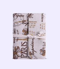 Load image into Gallery viewer, Japanese Vintage Fabric Spiral Notebook