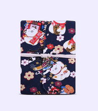Load image into Gallery viewer, Japanese Vintage Fabric Spiral Notebook