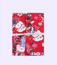 Load image into Gallery viewer, Japanese Vintage Fabric Spiral Notebook
