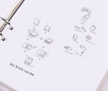 Load image into Gallery viewer, Japanese Vintage Fabric Spiral Notebook