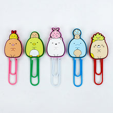 Load image into Gallery viewer, Kawaii Sumikko Gurashi Paper Clips - 5pcs a Set - Original Kawaii Pen