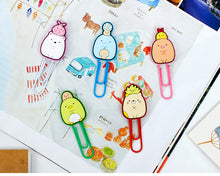 Load image into Gallery viewer, Kawaii Sumikko Gurashi Paper Clips - 5pcs a Set - Original Kawaii Pen