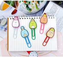Load image into Gallery viewer, Kawaii Sumikko Gurashi Paper Clips - 5pcs a Set - Original Kawaii Pen