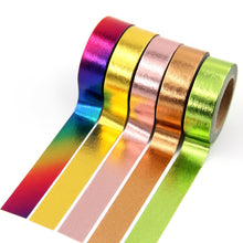Load image into Gallery viewer, Japanese Twilight Foil Masking Tapes - Hot Colors - Original Kawaii Pen
