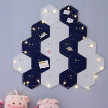 Load image into Gallery viewer, 3D Hexagon Moon & Star Message Board Set (7pcs) - Original Kawaii Pen