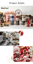 Load image into Gallery viewer, Premium Sakura Gold Series Washi Tape Set (5pcs a Set | 16 Designs) - Original Kawaii Pen
