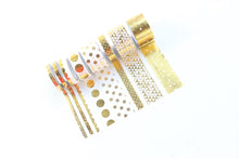 Load image into Gallery viewer, ✨Signature Gold Series Washi Tape Set - Original Kawaii Pen