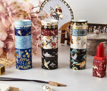 Load image into Gallery viewer, Premium Sakura Gold Series Washi Tape Set (5pcs a Set | 16 Designs) - Original Kawaii Pen