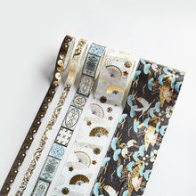Load image into Gallery viewer, Premium Sakura Gold Series Washi Tape Set (5pcs a Set | 16 Designs) - Original Kawaii Pen