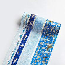Load image into Gallery viewer, Premium Sakura Gold Series Washi Tape Set (5pcs a Set | 16 Designs) - Original Kawaii Pen