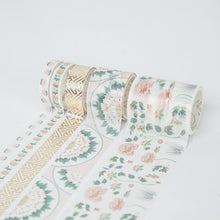 Load image into Gallery viewer, Premium Sakura Gold Series Washi Tape Set (5pcs a Set | 16 Designs) - Original Kawaii Pen