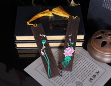 Load image into Gallery viewer, Vintage Lotus & Dragonfly Bookmarks