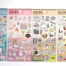 Load image into Gallery viewer, Nekoni Athlete Life Stickers - Original Kawaii Pen