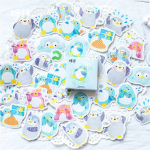 Load image into Gallery viewer, Colorful Penguin Stickers - Original Kawaii Pen