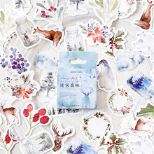 Load image into Gallery viewer, Deer & Plants Stickers - Original Kawaii Pen