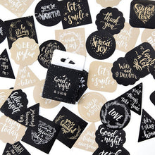 Load image into Gallery viewer, Classic Black & Gold Stickers - Original Kawaii Pen