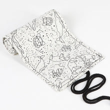 Load image into Gallery viewer, Canvas Roll Up Pencil Case - Original Kawaii Pen