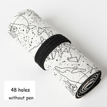 Load image into Gallery viewer, Canvas Roll Up Pencil Case - Original Kawaii Pen