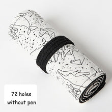 Load image into Gallery viewer, Canvas Roll Up Pencil Case - Original Kawaii Pen