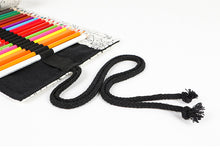 Load image into Gallery viewer, Canvas Roll Up Pencil Case - Original Kawaii Pen
