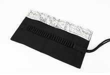 Load image into Gallery viewer, Canvas Roll Up Pencil Case - Original Kawaii Pen