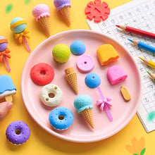 Load image into Gallery viewer, Platinum Edible Rubber Erasers (4pcs a Set) - Original Kawaii Pen