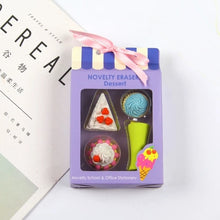 Load image into Gallery viewer, Platinum Edible Rubber Erasers (4pcs a Set) - Original Kawaii Pen