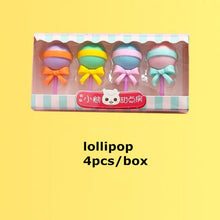 Load image into Gallery viewer, Platinum Edible Rubber Erasers (4pcs a Set) - Original Kawaii Pen