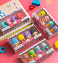 Load image into Gallery viewer, Platinum Edible Rubber Erasers (4pcs a Set) - Original Kawaii Pen