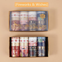 Load image into Gallery viewer, Vintage Gold Foiled Washi Tape Sets (20 Pieces a Set) - Original Kawaii Pen