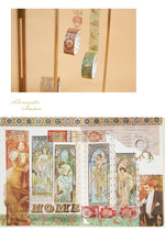 Load image into Gallery viewer, Vintage Gold Foiled Washi Tape Sets (20 Pieces a Set) - Original Kawaii Pen