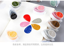 Load image into Gallery viewer, Water Droplets Color Ink Pads ( 10Pcs a Set) - Original Kawaii Pen