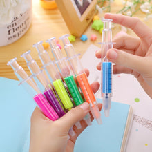 Load image into Gallery viewer, Original Kawaii New Syringe Funky Highlighters ⭐Pack 6pcs ⭐ - Original Kawaii Pen