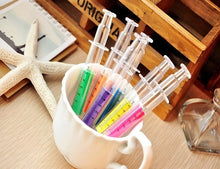 Load image into Gallery viewer, Original Kawaii New Syringe Funky Highlighters ⭐Pack 6pcs ⭐ - Original Kawaii Pen