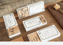 Load image into Gallery viewer, Vintage Herbarium Specimen Stamps - Original Kawaii Pen