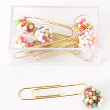 Load image into Gallery viewer, Glass Ball Paper Clips - Original Kawaii Pen