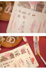 Load image into Gallery viewer, Japanese Sakura Washi Tape Set (4 Patterns)