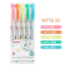 Load image into Gallery viewer, Mildliner Brush Pen Set - Pastel Colors - Original Kawaii Pen