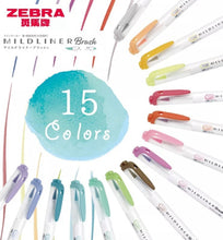 Load image into Gallery viewer, Mildliner Brush Pen Set - Pastel Colors - Original Kawaii Pen