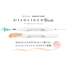 Load image into Gallery viewer, Mildliner Brush Pen Set - Pastel Colors - Original Kawaii Pen