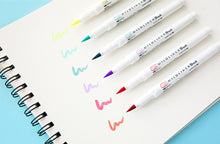 Load image into Gallery viewer, Mildliner Brush Pen Set - Pastel Colors - Original Kawaii Pen