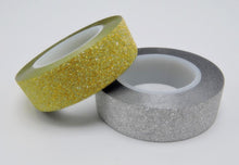 Load image into Gallery viewer, Golden & Silver Glitter Washi Tapes - Original Kawaii Pen