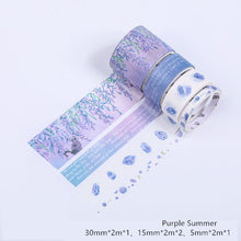 Load image into Gallery viewer, Autumn Plant Washi Tapes Set 4 pieces ⭐Variety of Color/ Theme Choices ⭐ - Original Kawaii Pen