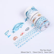 Load image into Gallery viewer, Autumn Plant Washi Tapes Set 4 pieces ⭐Variety of Color/ Theme Choices ⭐ - Original Kawaii Pen