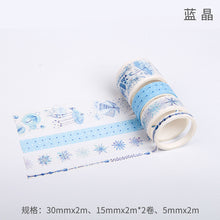 Load image into Gallery viewer, Autumn Plant Washi Tapes Set 4 pieces ⭐Variety of Color/ Theme Choices ⭐ - Original Kawaii Pen