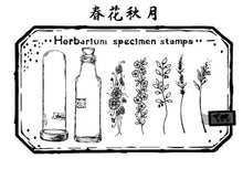 Load image into Gallery viewer, Vintage Herbarium Specimen Stamps - Original Kawaii Pen