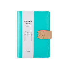 Load image into Gallery viewer, Original Kawaii Cat Leather Personal Planner - Original Kawaii Pen